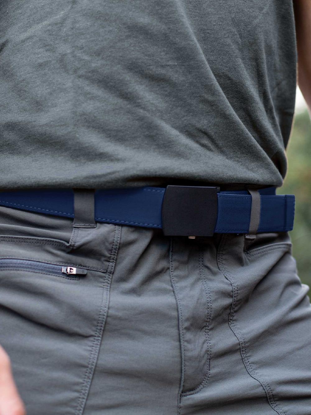 Nexbelt Explorer Smooth Navy Ratchet Belt 1.38" [35mm]