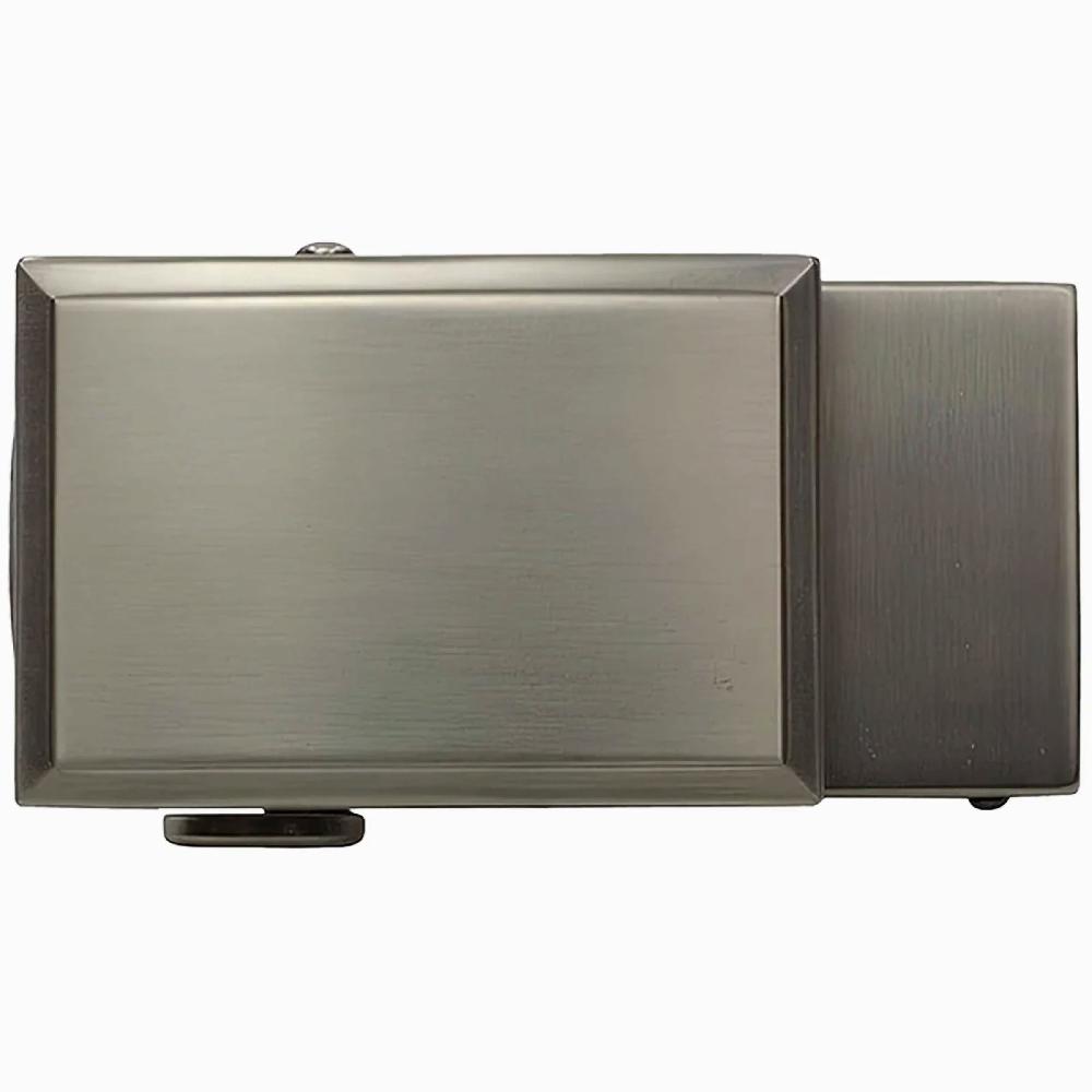 nexbelt Fast Eddie Go-In Beveled Satin Nickel Golf Buckle Fits 1 3/8" Straps [35mm]