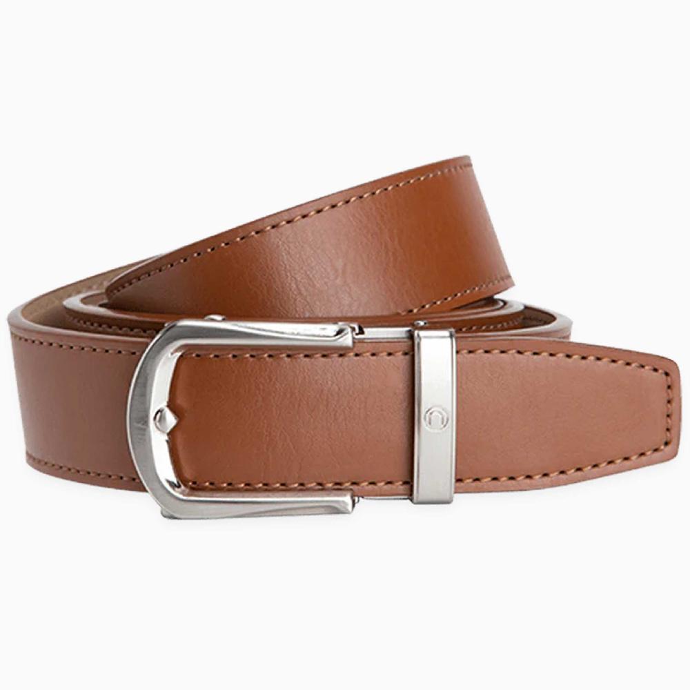 nexbelt Frances Walnut Dress Ratchet Belt 1 3/8" Strap [35mm]