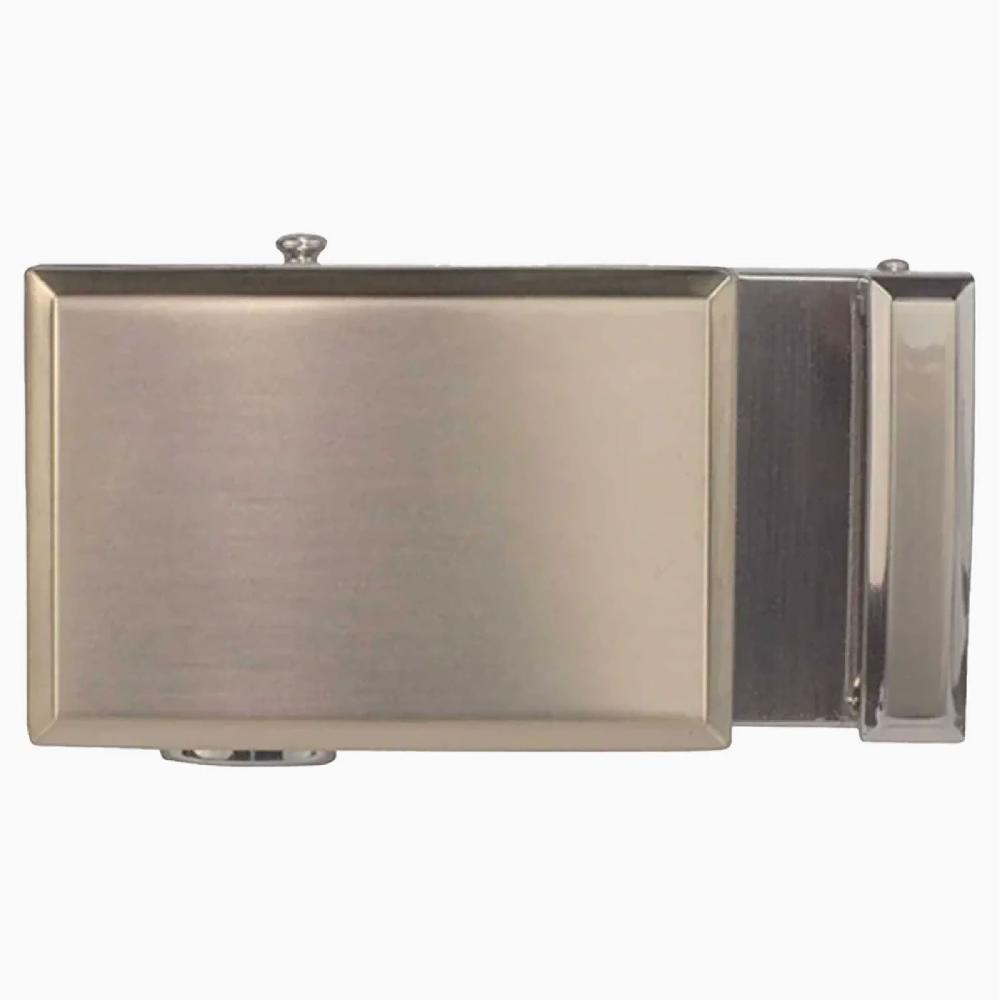 nexbelt Go-In Beveled Satin Nickel Shield w/ Beveled Keeper Buckle