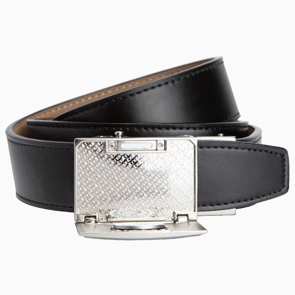 Nexbelt Go-In Shield Black Golf Ratchet Belt 1.38" [35mm]