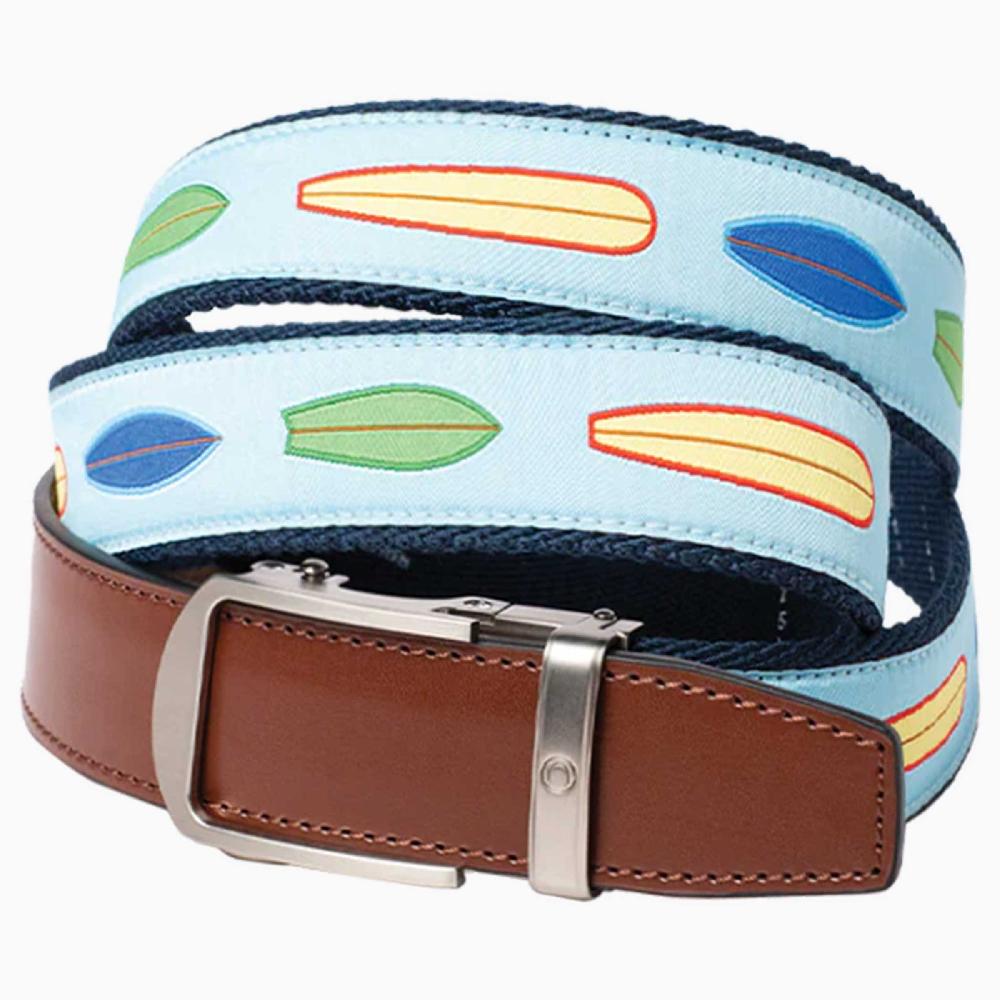 Nexbelt Hampton Wave Rider Ribbon Ratchet Belt 1.38" [35mm]