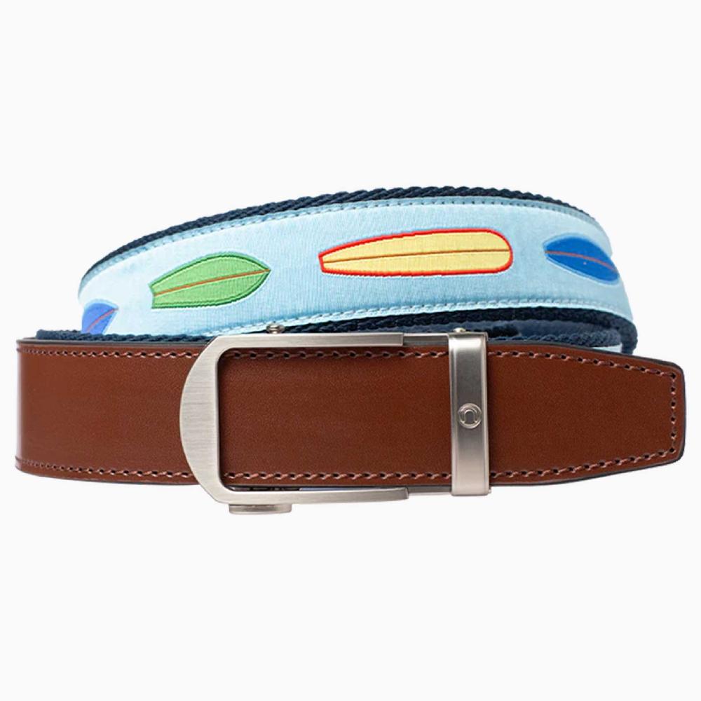 nexbelt Hampton Wave Rider Ribbon Ratchet Belt 1.38" [35mm]