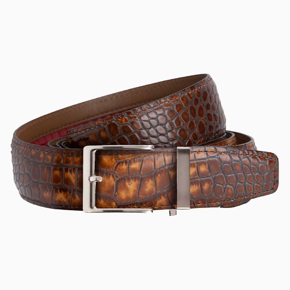 nexbelt Kayiman Brown V2 Luxury Ratchet Belt 1.575" [40mm]