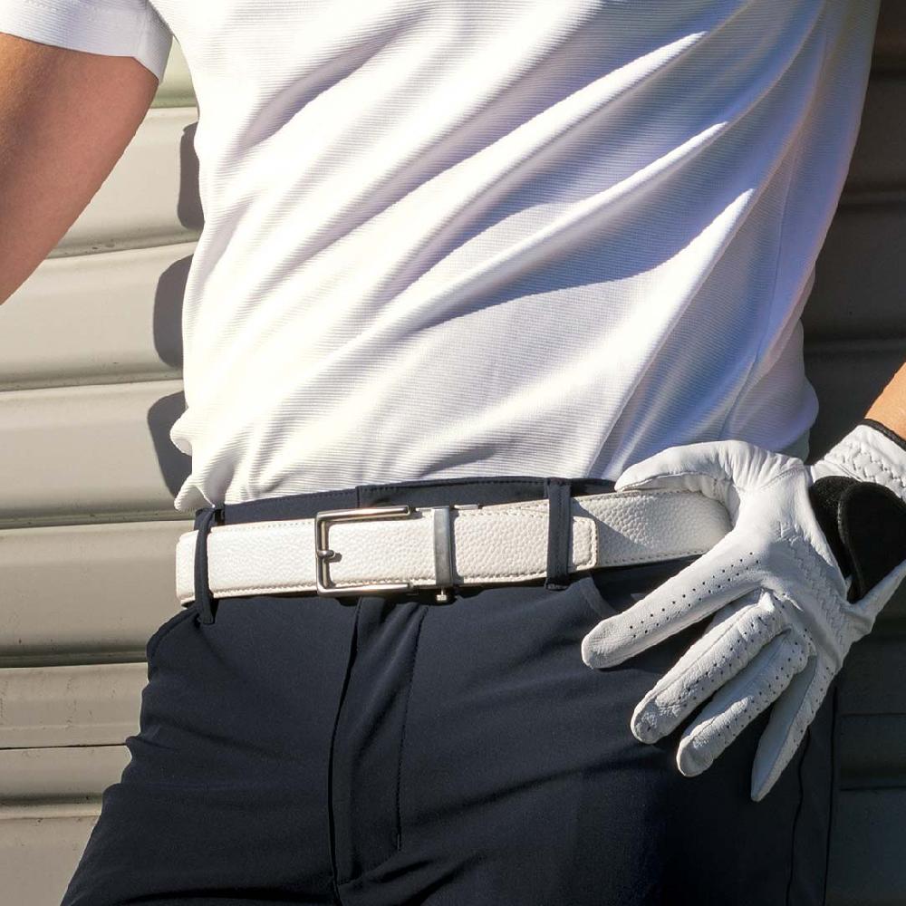 Nexbelt Neubelt Vegan White Golf Ratchet Belt 1.38" [35mm]