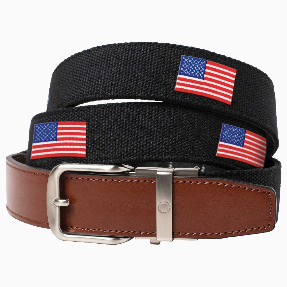 nexbelt Newport USA Black Golf Ratchet Belt 1.38" [35mm]