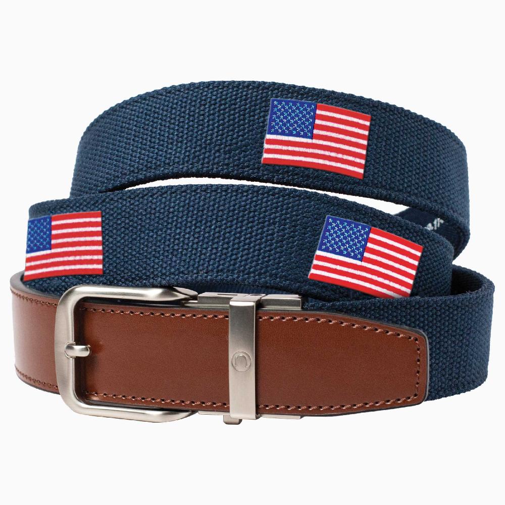 nexbelt Newport USA Navy Golf Ratchet Belt 1.38" [35mm]