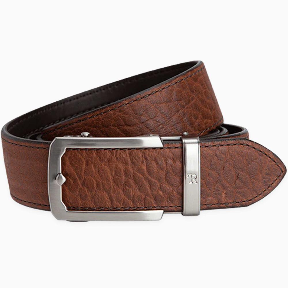 nexbelt Bison Cognac Luxury Ratchet Belt 1.5" [38mm]