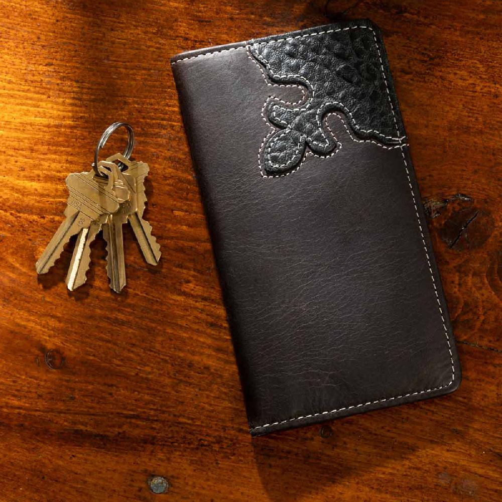 Nexbelt Bison Rodeo Chocolate Wallet