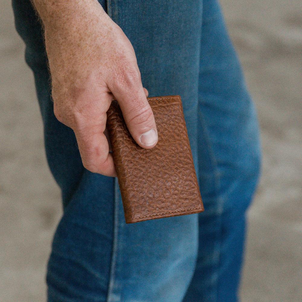Nexbelt Bison Tri-Fold Peanut Wallet
