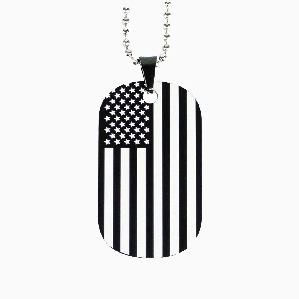 nexbelt Black Series Patriotic Dog Tag / Bag Tag