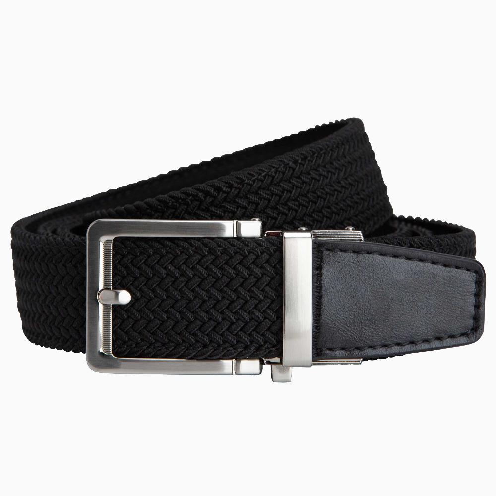nexbelt Braided Black Golf Ratchet Belt 1.38" [35mm]