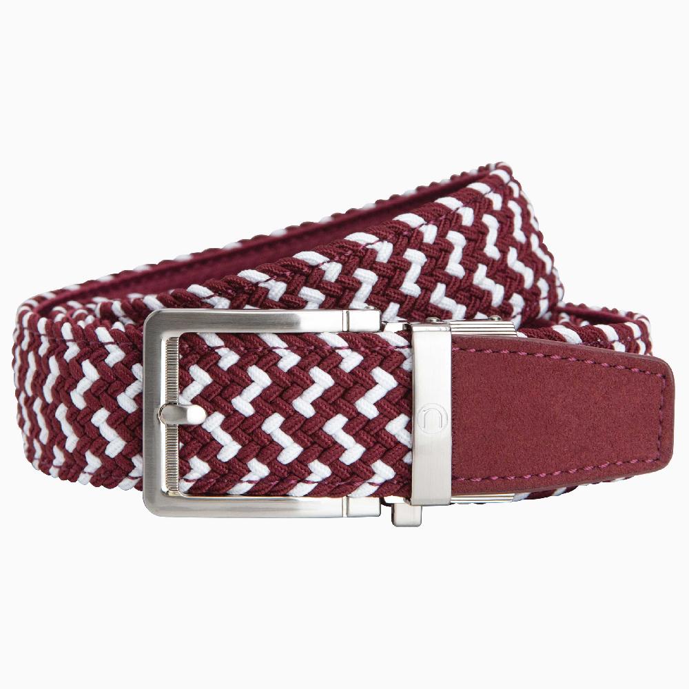 nexbelt Braided Maroon Golf Ratchet Belt 1.38" [35mm]