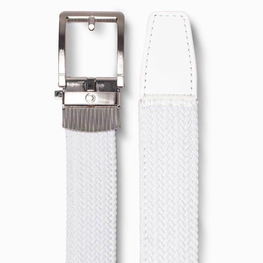 Nexbelt Braided White Golf Ratchet Belt 1.38" [35mm]