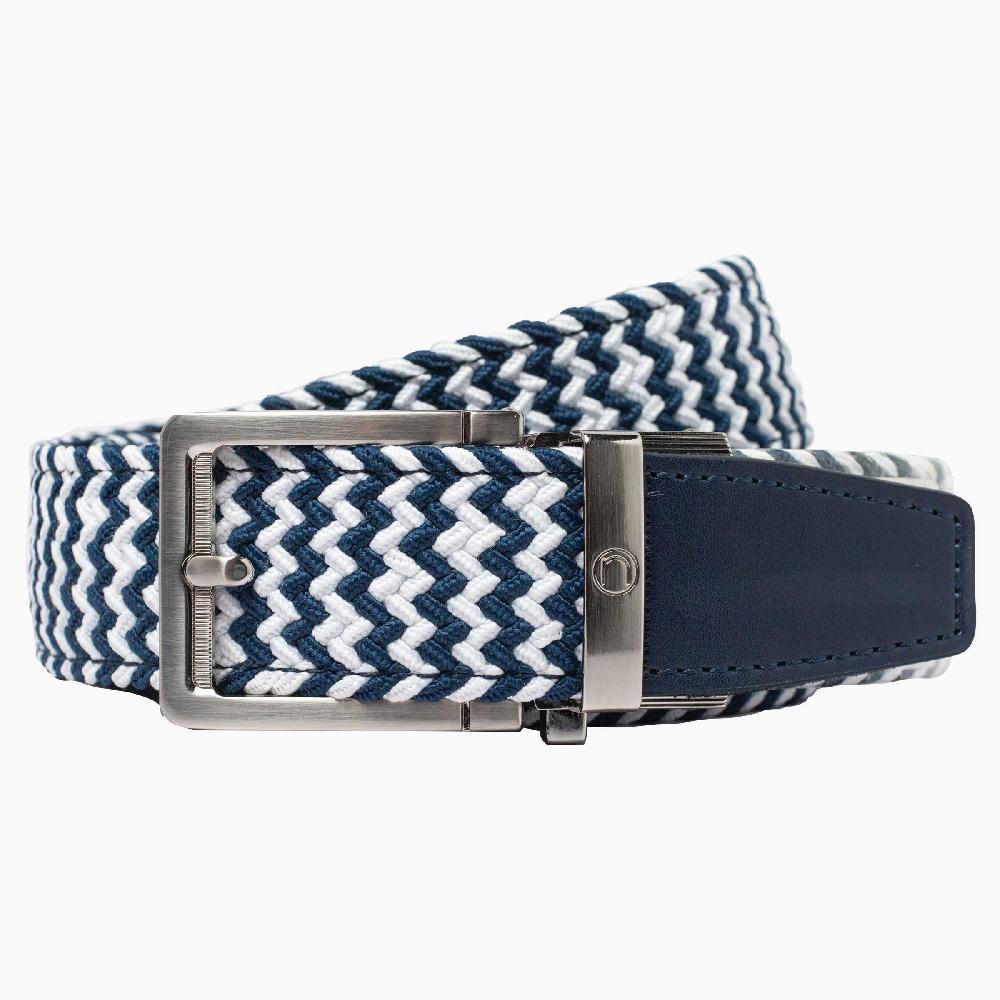 nexbelt Braided Zigzag Golf Ratchet Belt 1.38" [35mm]