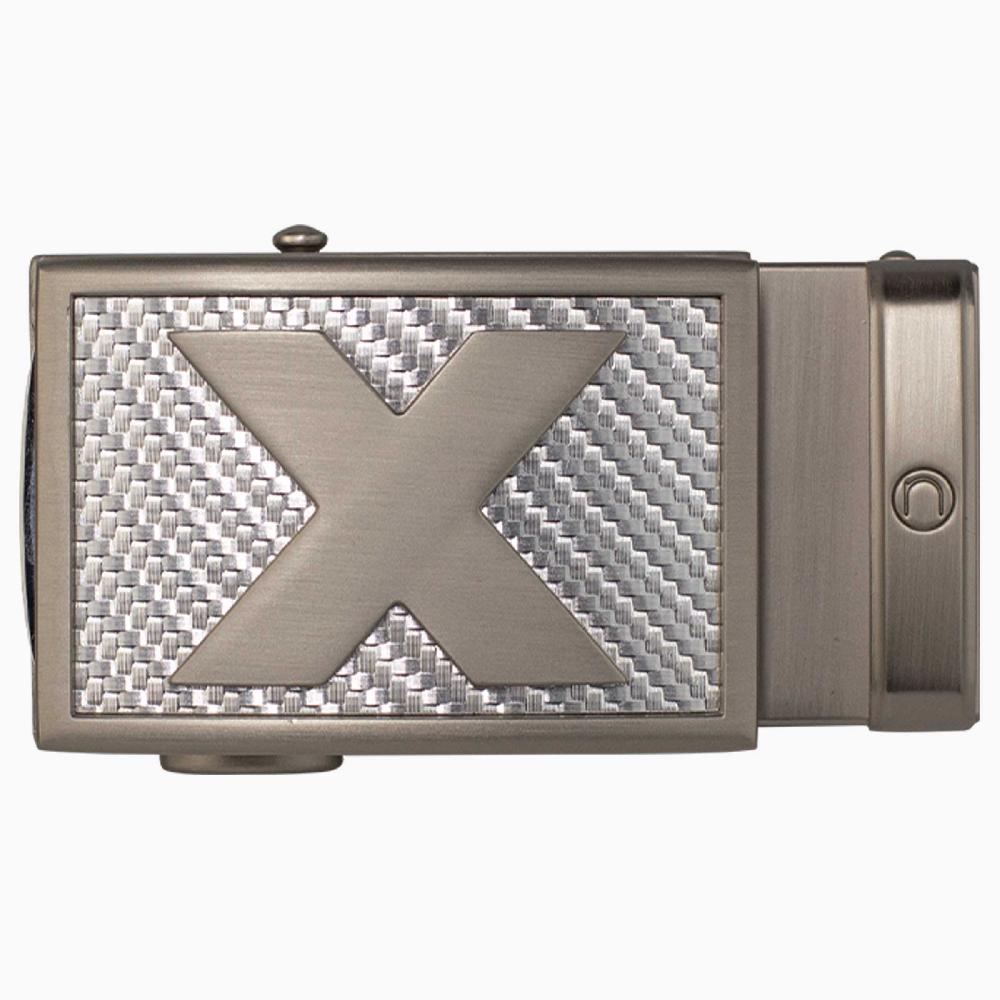 nexbelt Fast Eddie Platinum Buckle