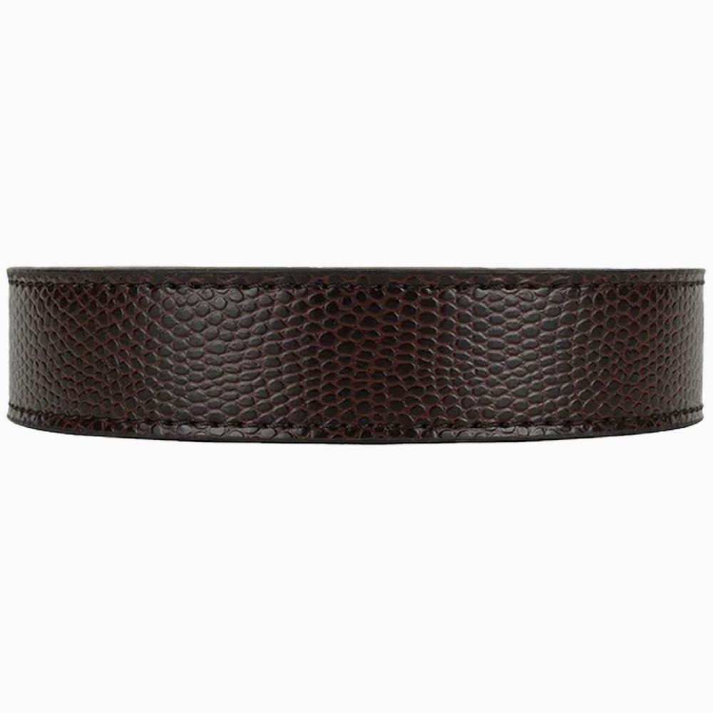 nexbelt Lagarto Embossed Brown Strap 1 3/8" [35mm]