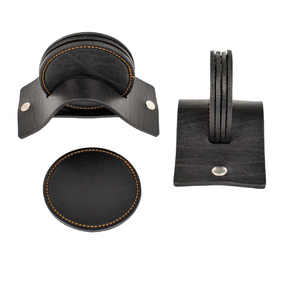 Nexbelt Luxe Black Coaster Set