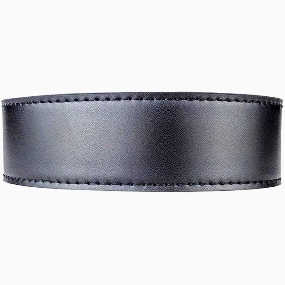 nexbelt Smooth Black Leather Strap 1.38" [35mm]