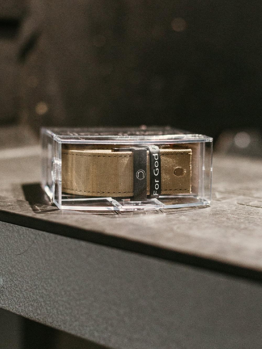 Nexbelt Thin Bar Coyote EDC Ratchet Belt 1.5" [38mm]