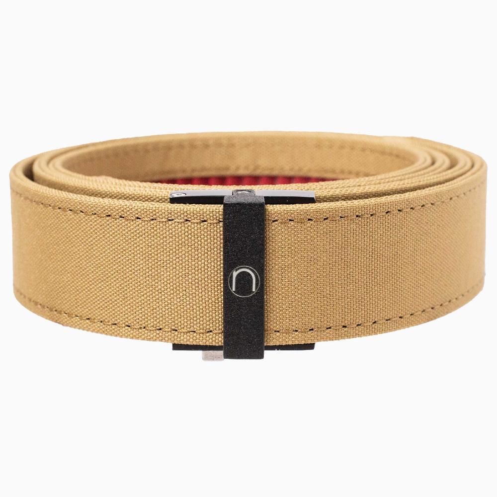 Nexbelt Thin Bar Coyote EDC Ratchet Belt 1.5" [38mm]