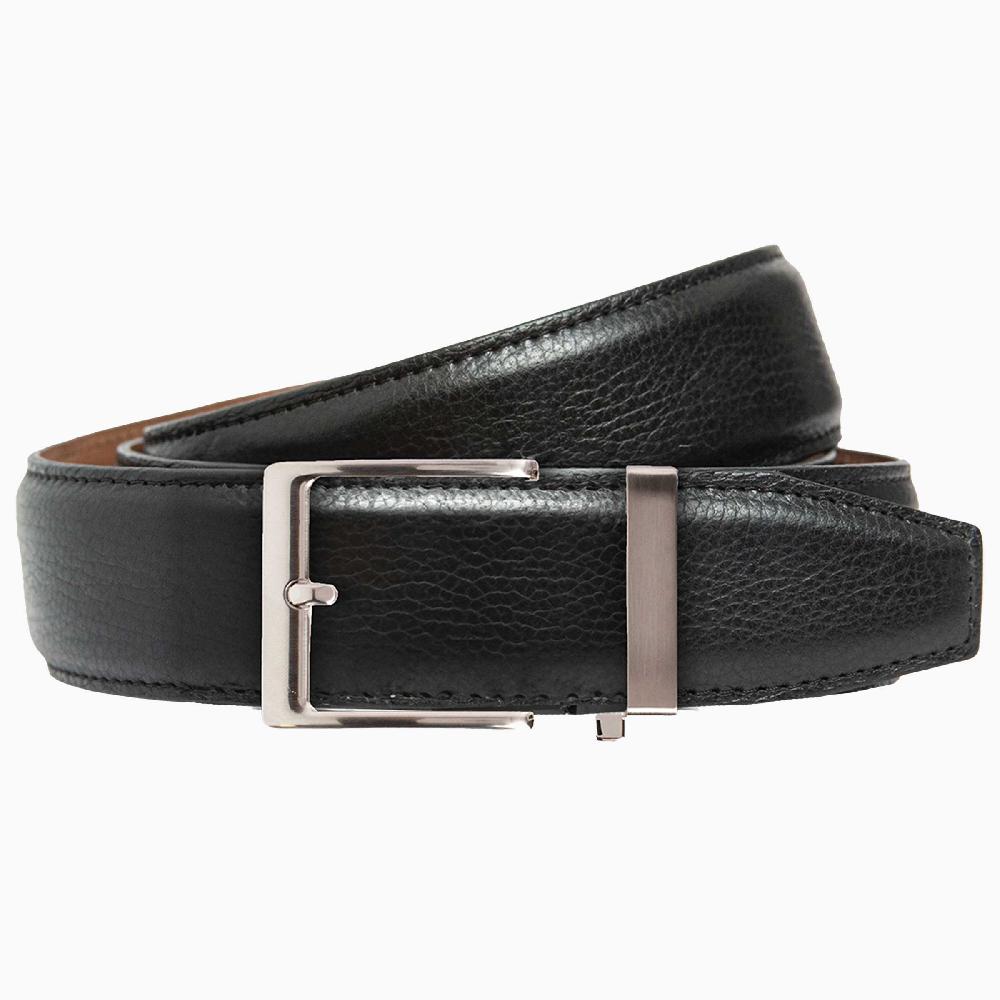 nexbelt Pebble Black Dress Ratchet Belt 1.575" Strap [40mm]