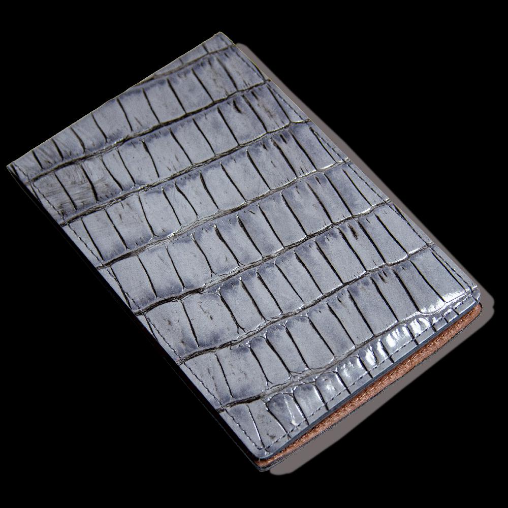 nexbelt Scorecard Holder Crocodile - Dark Grey w/ Grey Thread