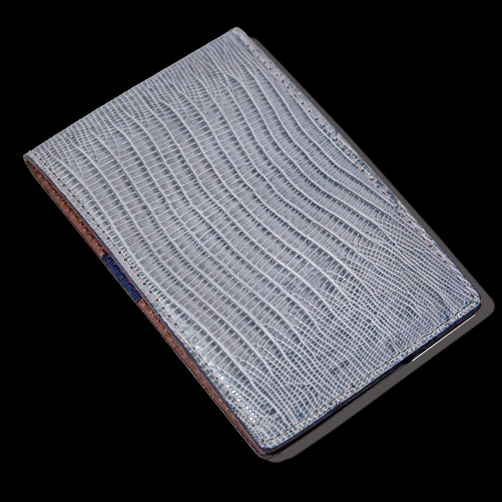 nexbelt Scorecard Holder Lizard - Light Grey w/ Grey Thread