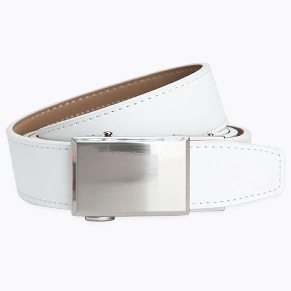 nexbelt Shield V.3 White 1 3/8" Strap Dress Ratchet Belt