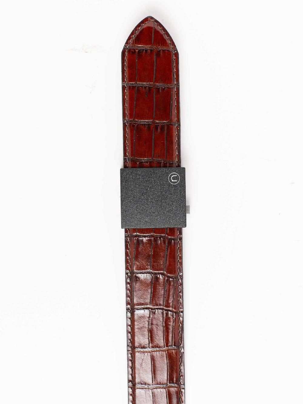 Nexbelt Supreme Crocodile Brown EDC Ratchet Belt 1.5" [38mm]
