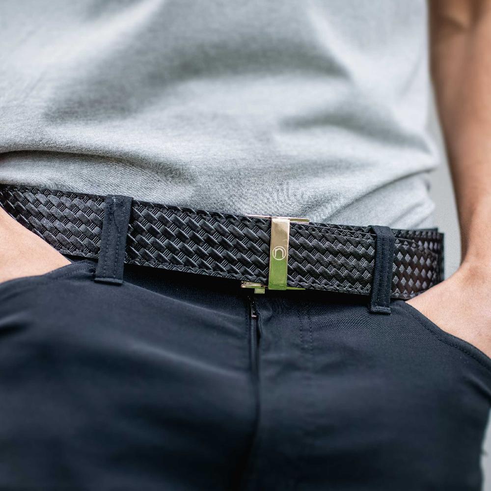 Nexbelt Thin Bar Basket Weave EDC Ratchet Belt 1.5" [38mm]