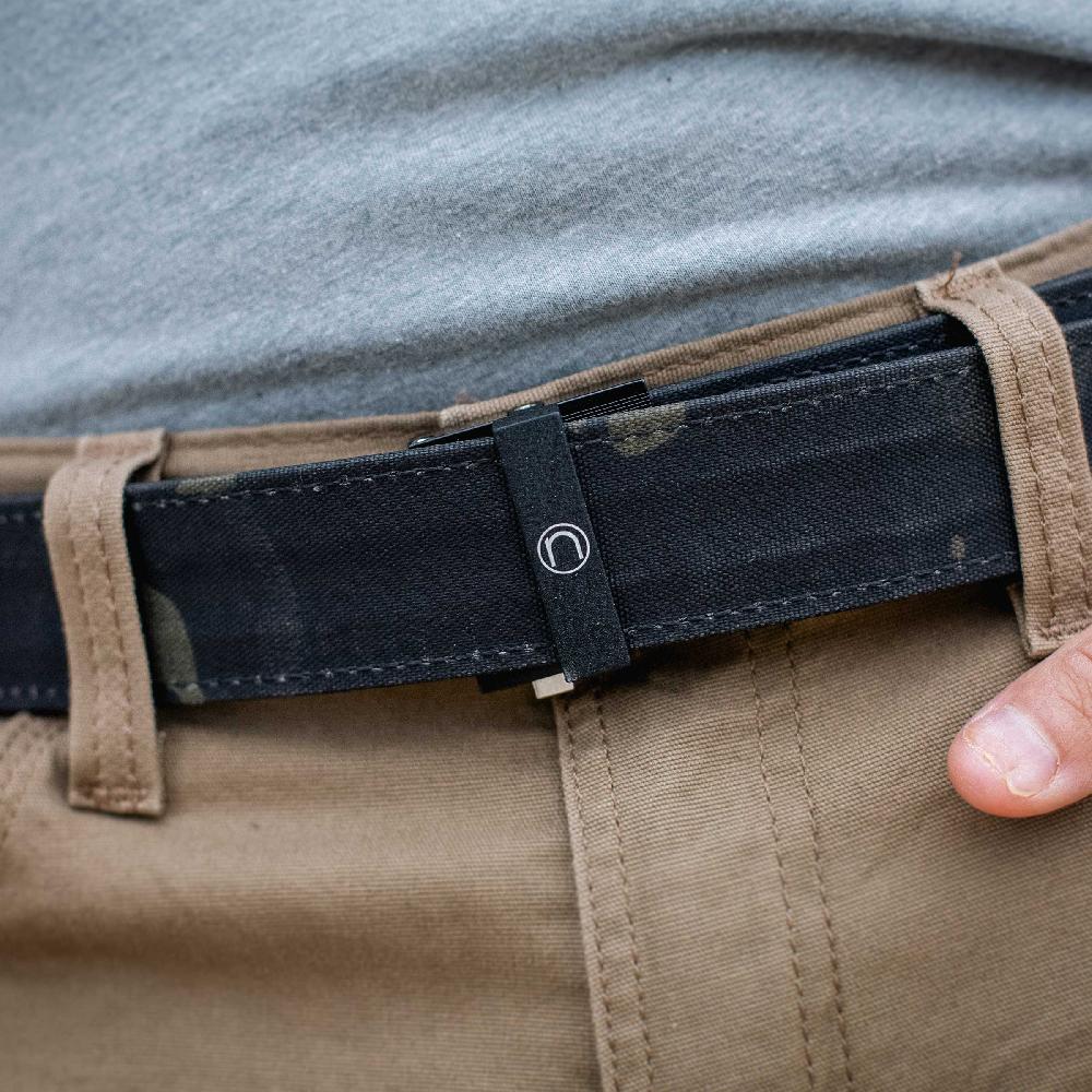 Nexbelt Thin Bar MultiCam® Black EDC Ratchet Belt 1.5" [38mm]