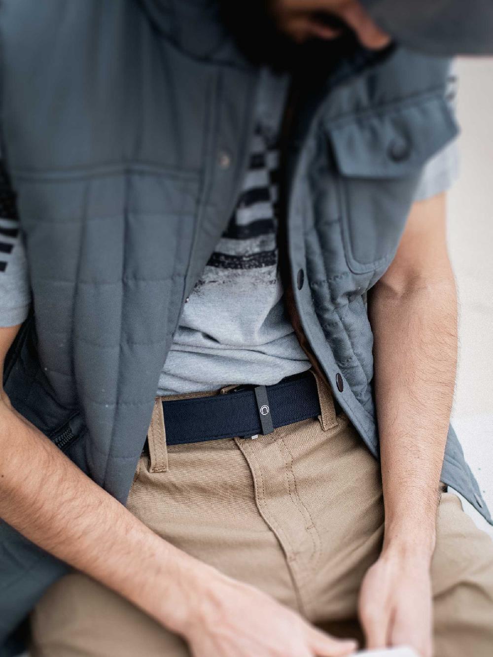 Nexbelt Thin Bar Supreme Navy EDC Ratchet Belt 1.5" [38mm]