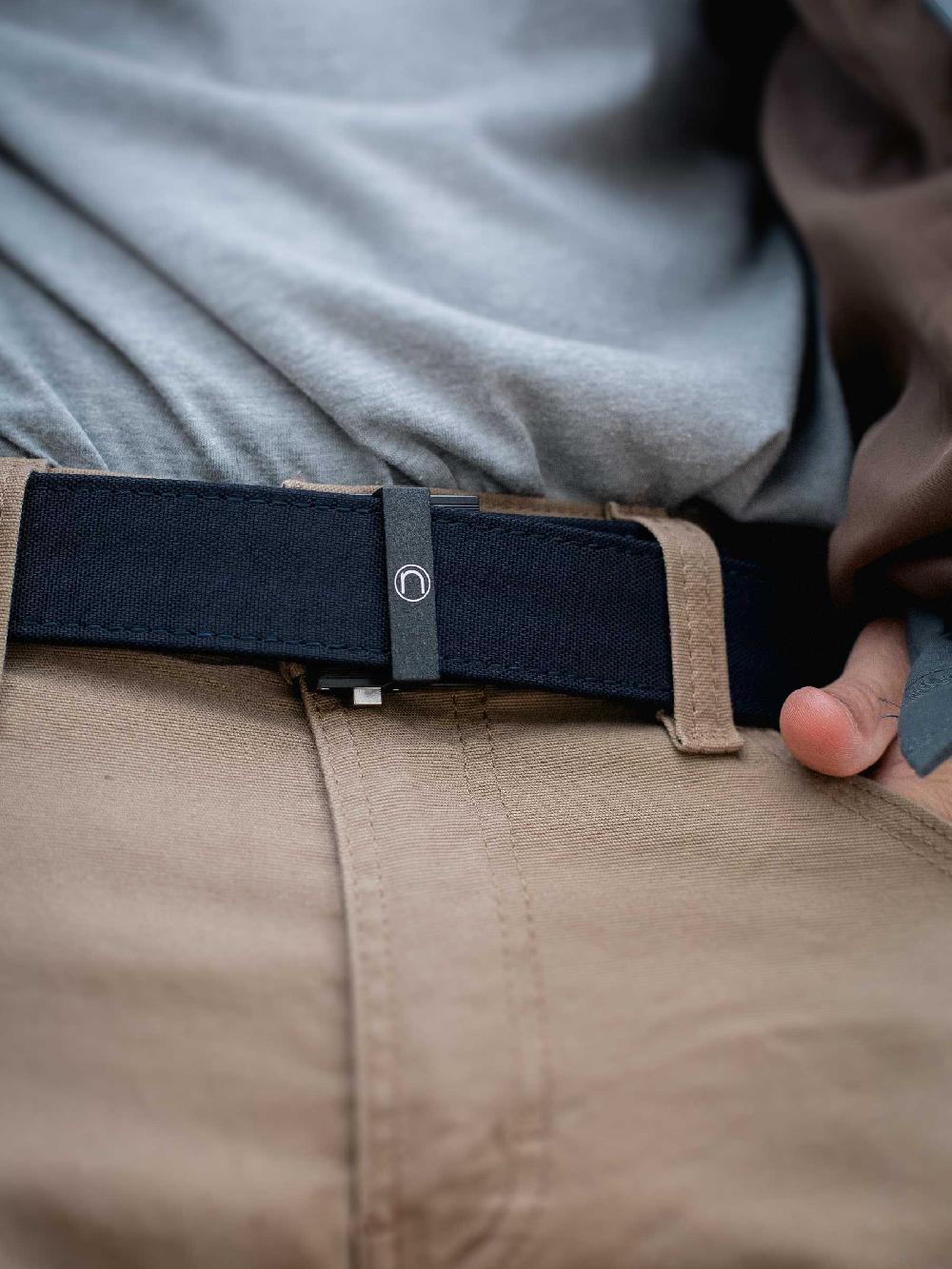 Nexbelt Thin Bar Supreme Navy EDC Ratchet Belt 1.5" [38mm]