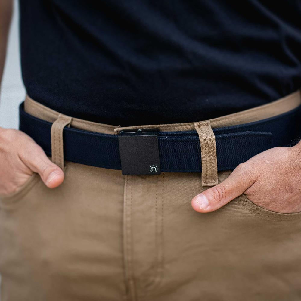 Nexbelt Thin Bar Supreme Navy EDC Ratchet Belt 1.5" [38mm]