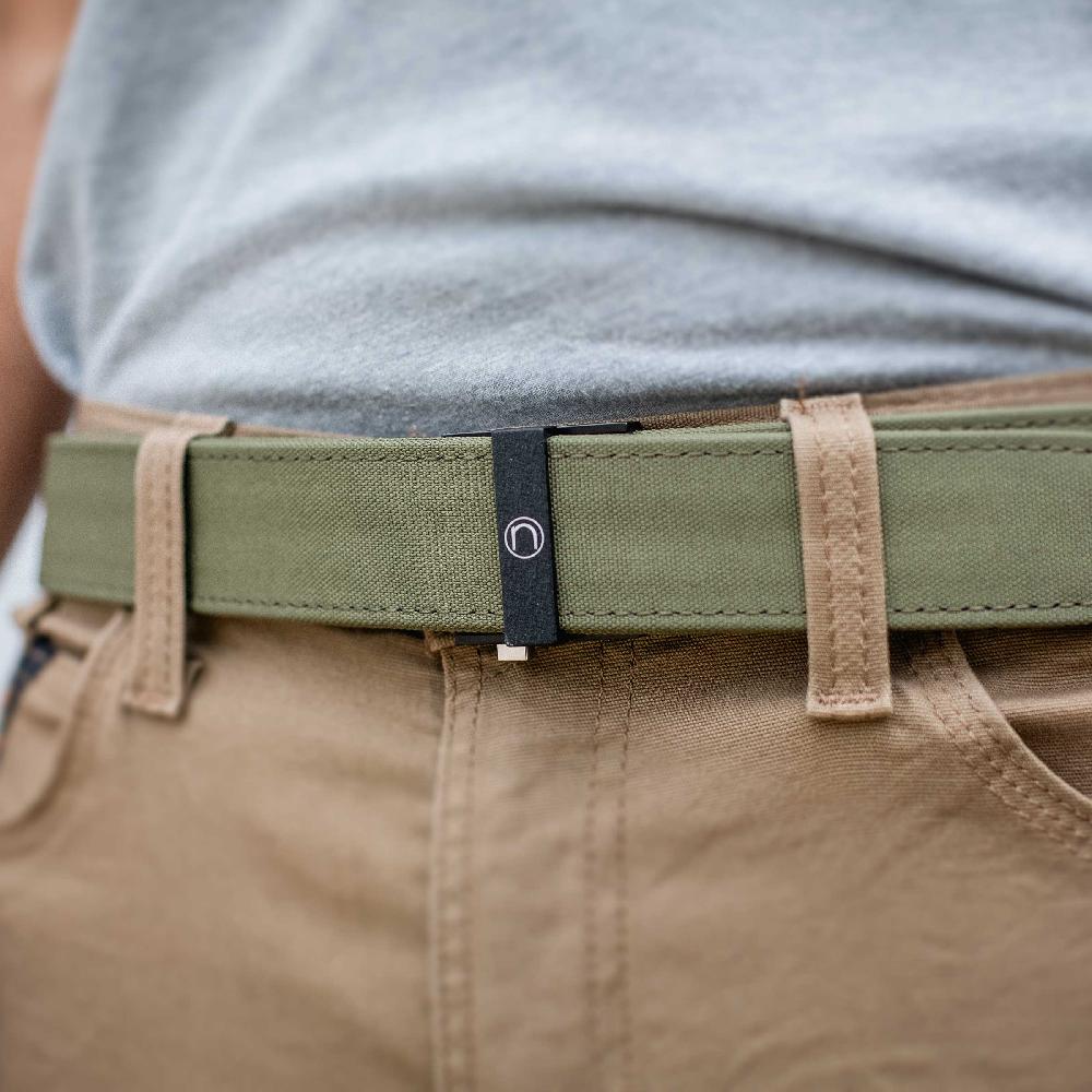 Nexbelt Thin Bar Supreme OD Green EDC Ratchet Belt 1.5" [38mm]