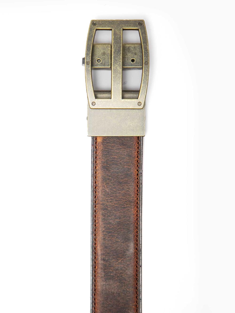 Nexbelt Titan Ironhide Brown Crazy Horse EDC Ratchet Belt 1.5" [38mm]