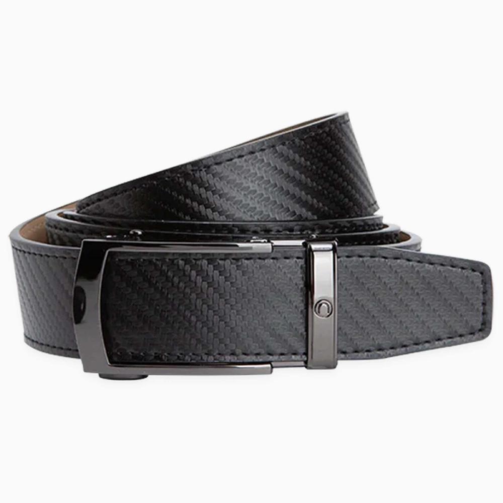 nexbelt Vetica Carbon Black 1 3/8" Strap Dress Ratchet Belt