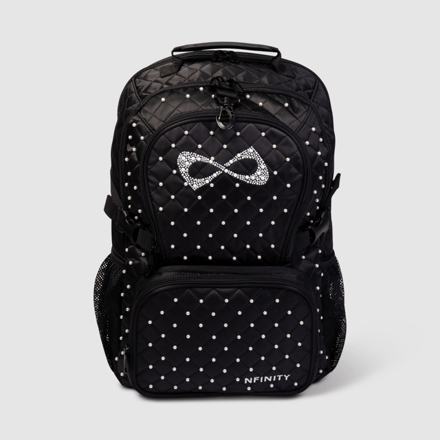 nfinity Black Quilted - Pearl Backpack