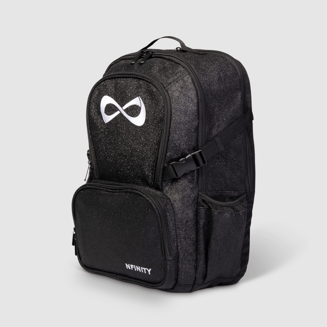 Nfinity BLACK SPARKLE CHEER BACKPACK Backpack