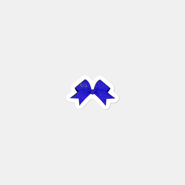 Nfinity ROYAL BLUE BOW STICKER