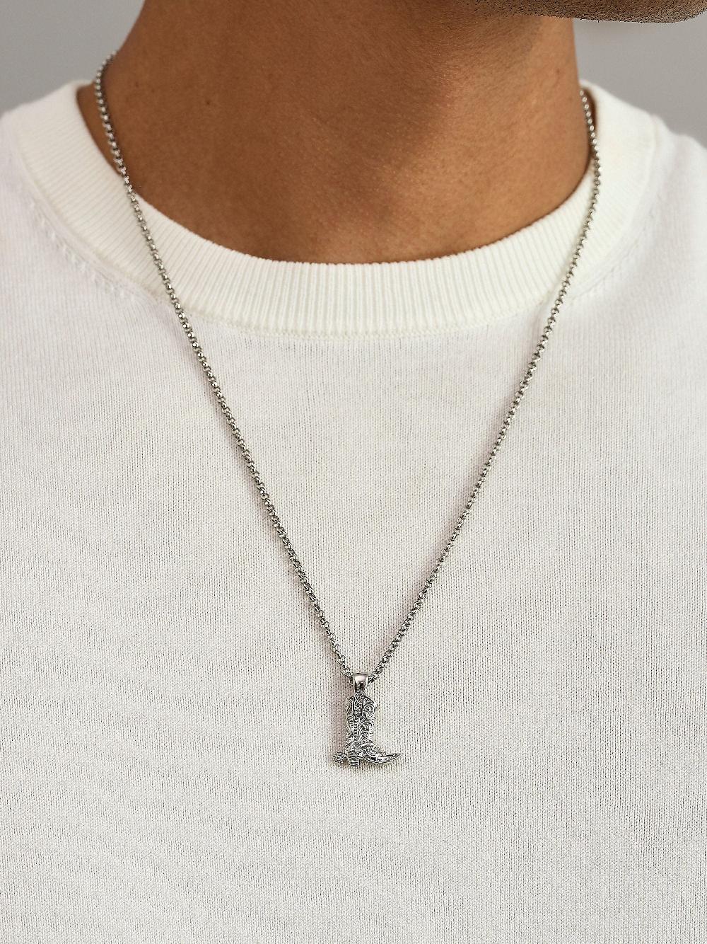 Nialaya Cowboy Charm Necklace