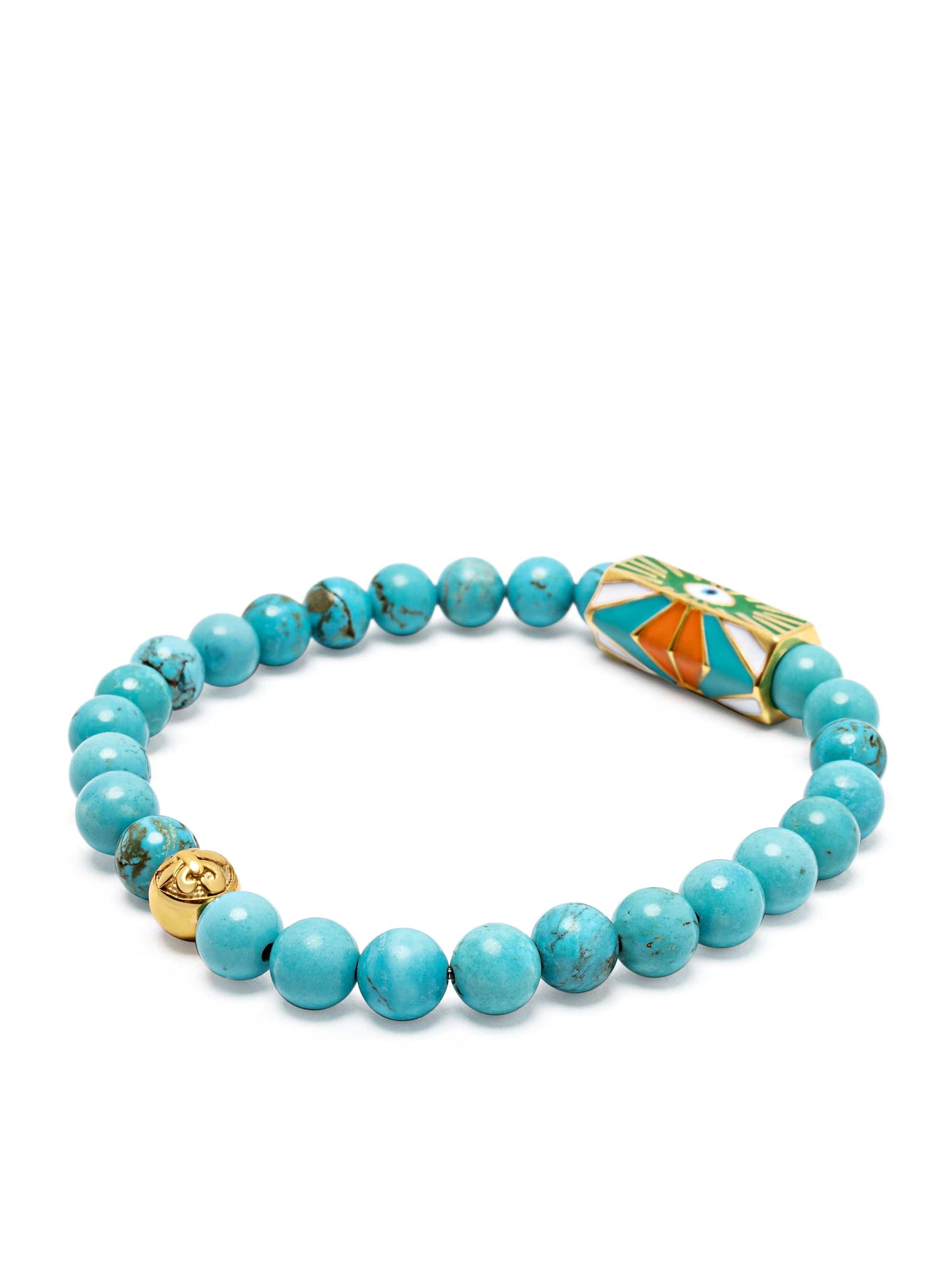 Nialaya Evil Eye Turquoise Bracelet