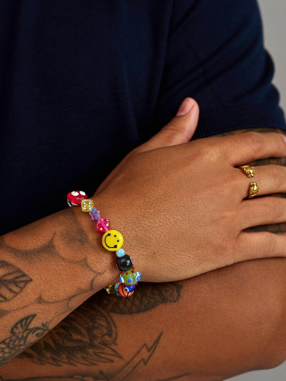 Nialaya Happy Life Beaded Bracelet