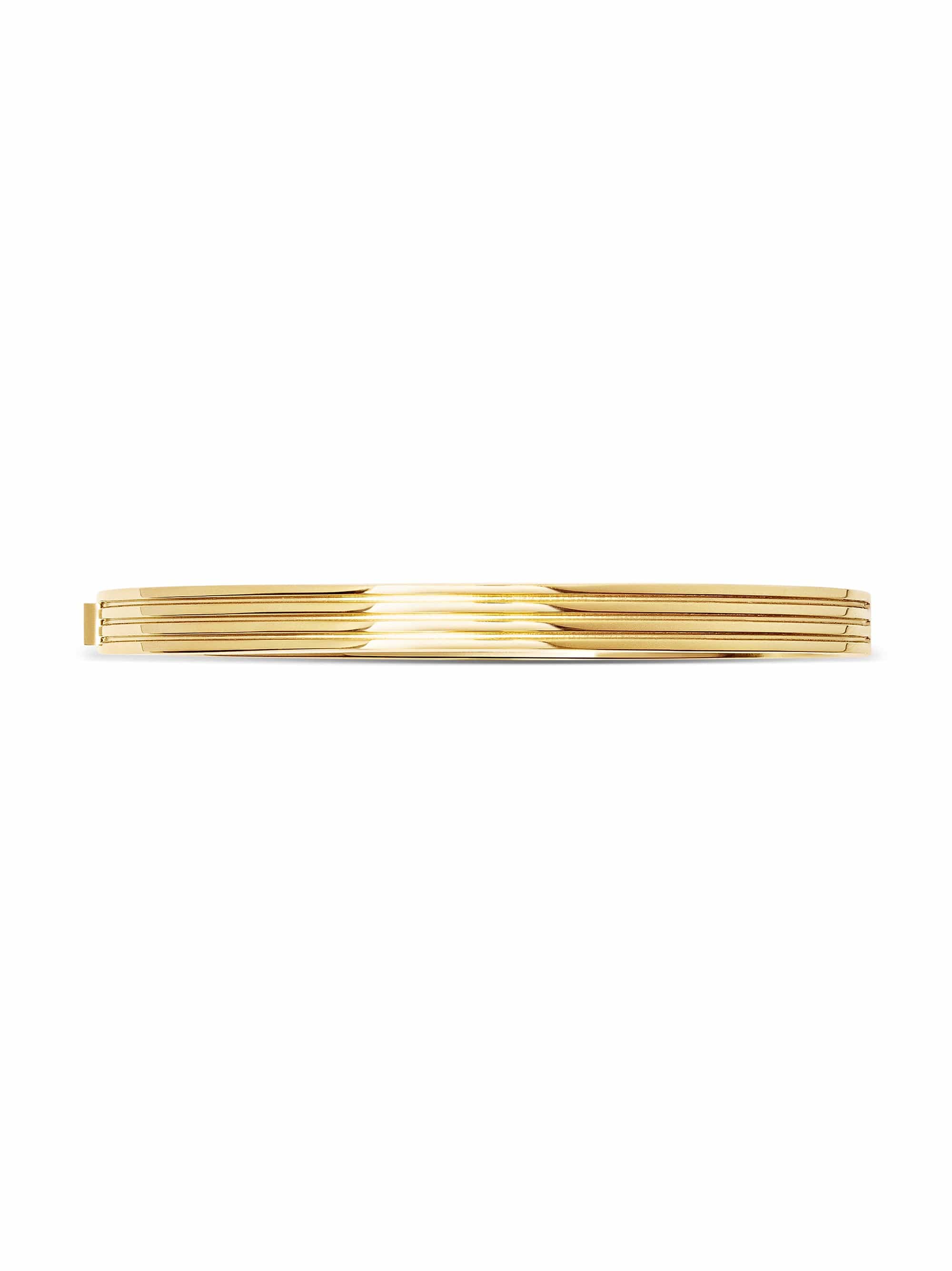 Nialaya Men's Gold Gentleman Bangle