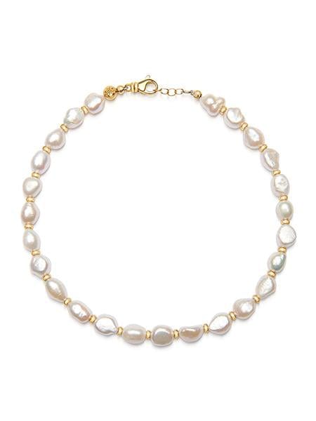 Nialaya Women's Baroque Pearl Choker