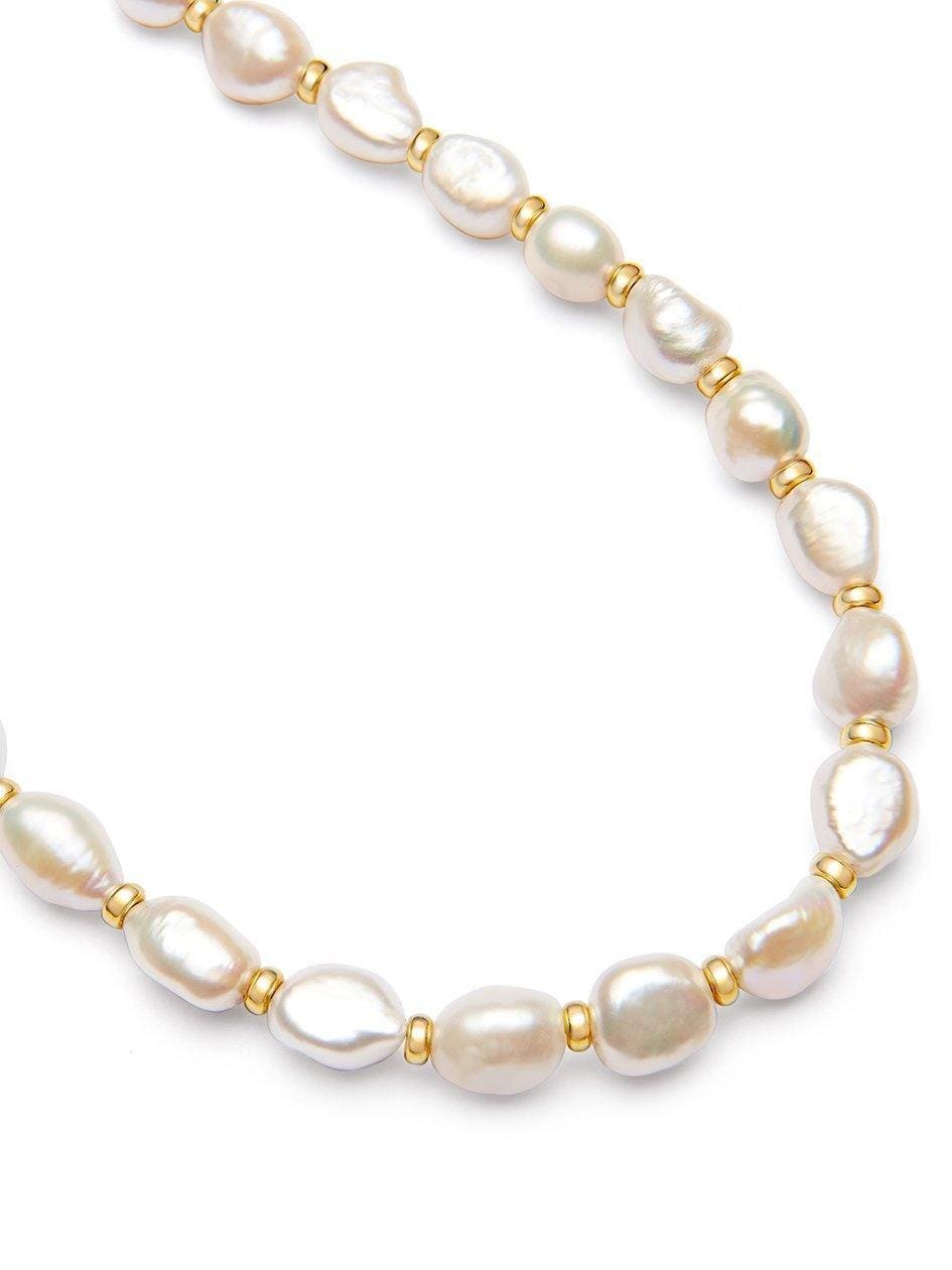 Nialaya Women's Baroque Pearl Choker