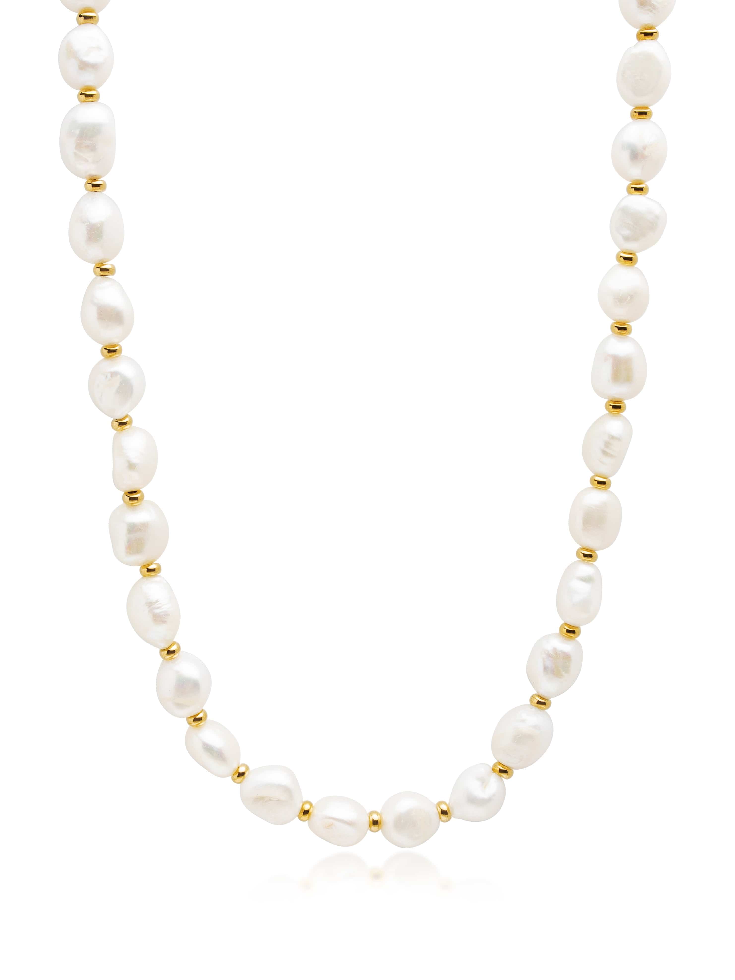 nialaya Women's Baroque Pearl Choker