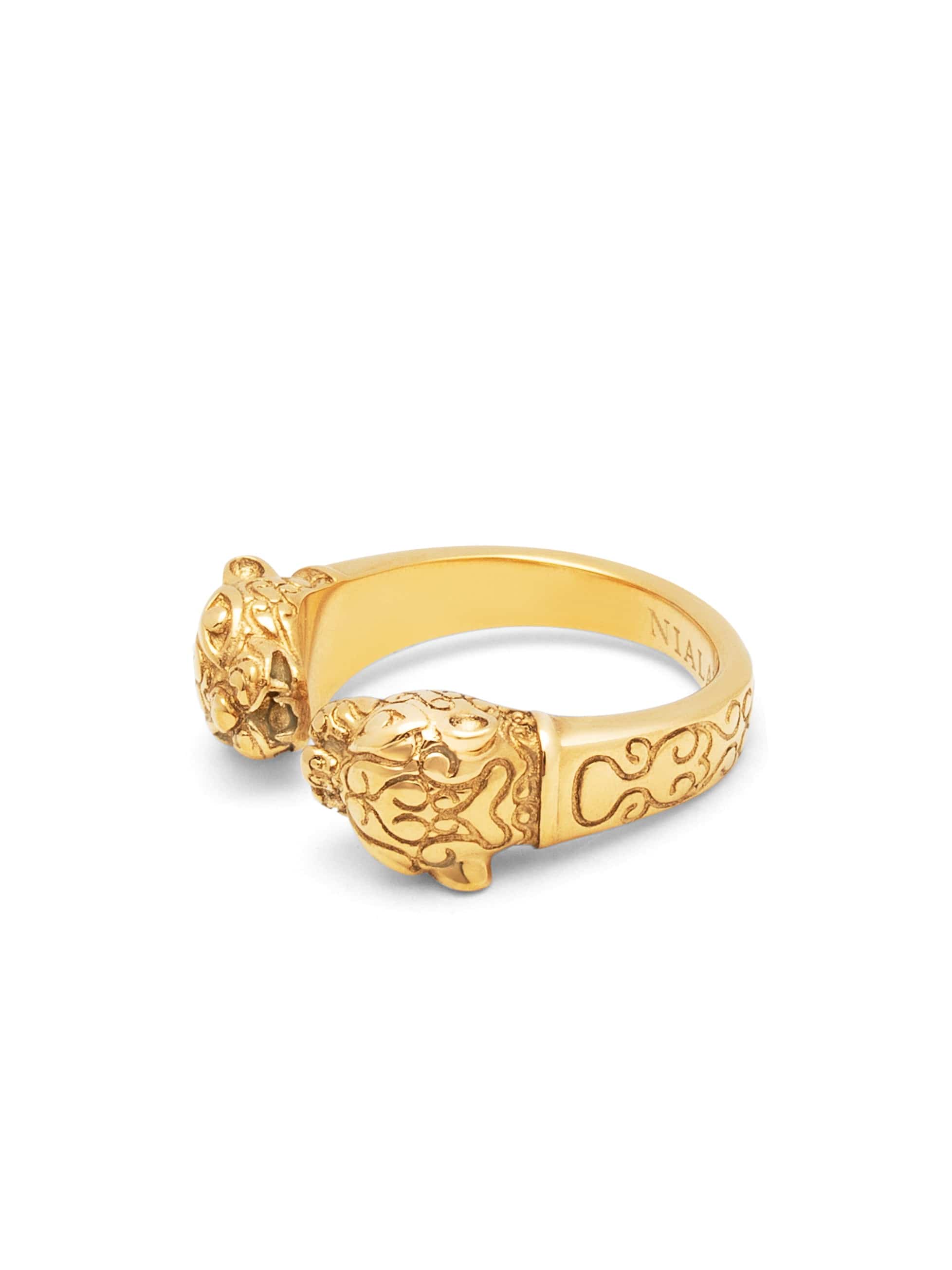 Nialaya Women's Panther Ring In Gold