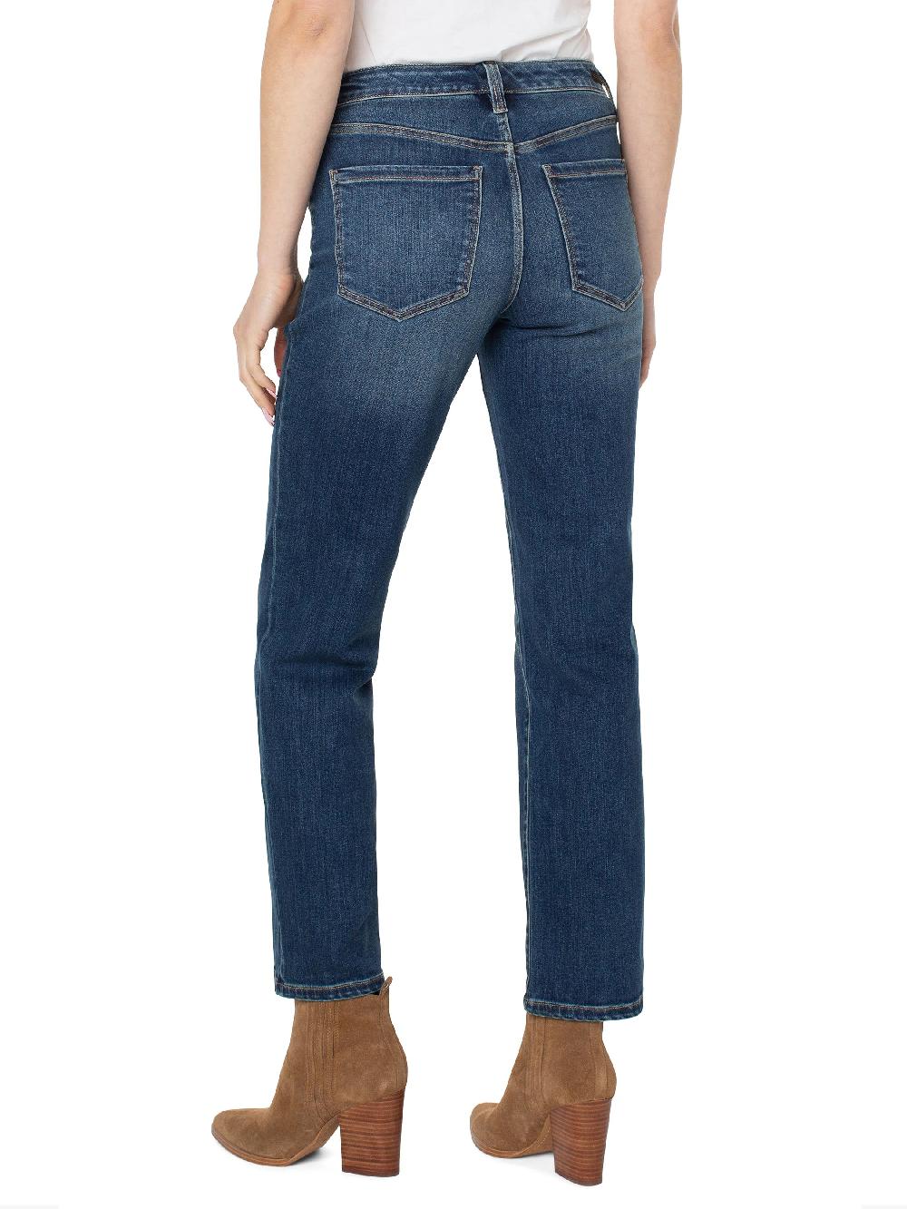 Nic Zoe Liverpool Kennedy Straight Jean With Buttons